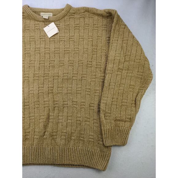 Mens Preswick and Moore Pullover Crewneck Sweater SZ XL Brown W/Tags - Picture 4 of 9